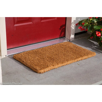 Outdoor Coco Coir Natural Doormat 1" Thick, 24"x48"