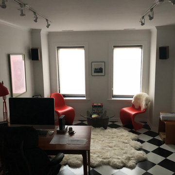 Basement + First Floor Contemporary Remodel
