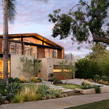 Garage under patios