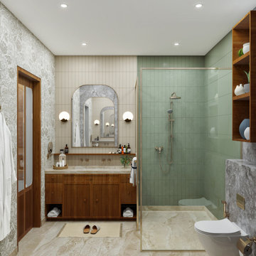 Modern Retreat: Contemporary Bedroom & Bathroom Design.