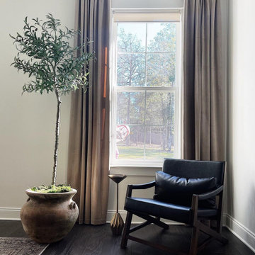 KGorge Back Tab and Rod Pocket Beige Velvet Curtains