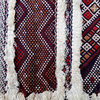 Handmade Vintage Moroccan Berber Kilim, Cushion, 1.1'x2', 36cmx63cm 1950s
