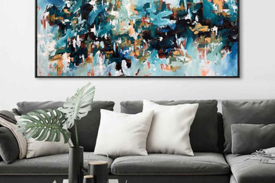 Original Abstract Paintings - Oversized Abstract Wall Art