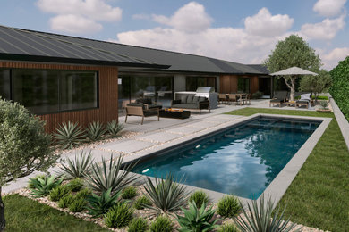 Example of a pool design in San Diego