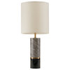 Madison Park Signature Weller Table Lamp in Black/Grey Finish MPS153-0012
