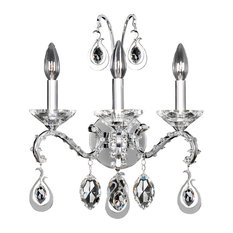 Allegri Crystal, Torrelli 3 Light Wall Bracket