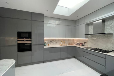 Modern kitchen in London.
