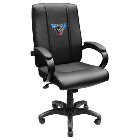 Maine Black Bears Executive Desk Chair Black