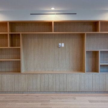 Custom Built-in Media Wall Unit