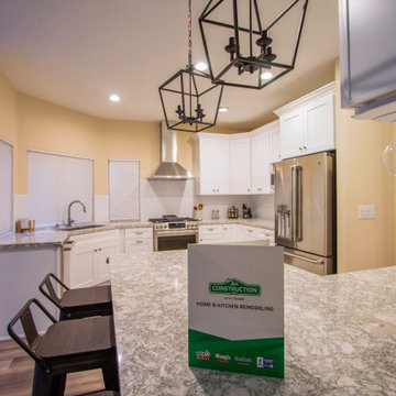 Kitchen Remodel with Layout Changes and Range Relocation in Folsom, CA
