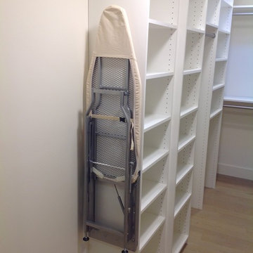 Custom Closet With An Ironing Board