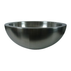 Round Thick-Walled Sink, Stainless Steel, 41x16 cm