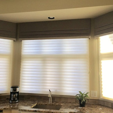 Custom Cornice Boards with Shades