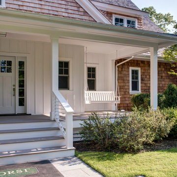 Front Porch with Swing Detail