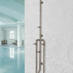 Sonoma Forge Waterbridge Exposed Showers Unit with 4 Handles and 8" Rain Head an - Products