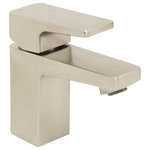 Speakman - Speakman SB-2401 Kubos 1.2 GPM 1 Hole Bathroom Faucet - Brushed Nickel - Clean with striking simplicity, the Speakman Kubos SB-2401 single lever faucet embodies pure, minimalistic design. By stripping back unnecessary details, this modern single lever faucet will undoubtedly make a statement. Its crisp, square handle is bold, yet surprisingly comfortable. The Kubos single lever faucet is constructed of solid, low-lead brass and features a watersense certified 1.2 gpm flow rate. Speakman SB-2401 Features: Unique, square handle for precise activation Solid, low-lead brass construction Coordinates with every Kubos collection fixture Speakman SB-2401 Specifications: Height: 5-1/4" (deck to top of faucet) Spout Height: 3-1/8" Spout Reach: 4" (faucet base to spout outlet) Faucet Holes: 1 (minimum number of holes required for installation) Hole Size: 1-3/4" Flow Rate: 1.2 gallons-per-minute Maximum Deck Thickness: 1-3/8" (cannot mount on thicker decks)