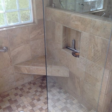 Vagourdes bathroom remodel