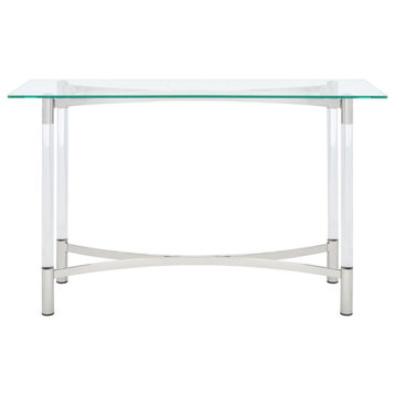 Safavieh Couture Letty Acrylic Console Table Silver