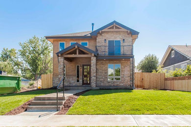 Example of a mountain style exterior home design