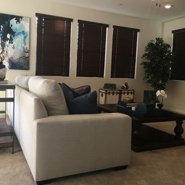 Bursts of Blue Brentwood Family Room