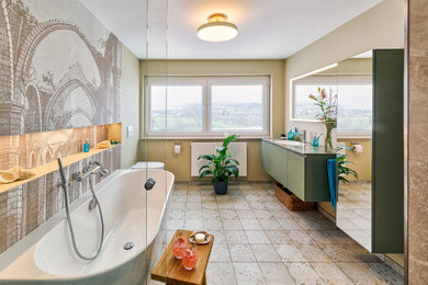 Uriges Badezimmer in Frankfurt am Main