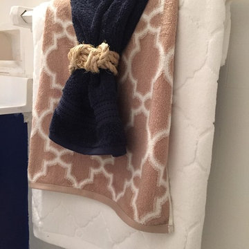 Nautical Bathroom-Bachelor Pad-Philadelphia, PA (Luxe for Less Package)