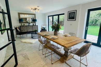 Photo of a contemporary dining room in Kent.