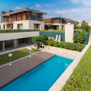 Swimming Pool And Waterscape