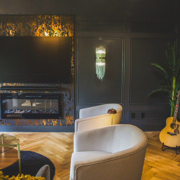 Bonus Room Transformation: Bar, Media Room, Murphy Door to Secret Room