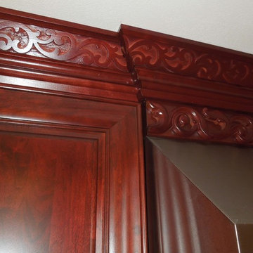 Ornate "Baroque" molding.
