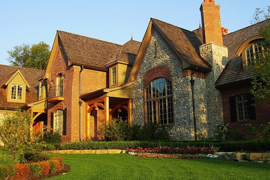 Inspiration for a craftsman exterior home remodel in Other