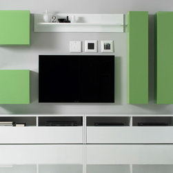 Modern Wall Unit TV Media Entertainment Center Combi 4 - $1,563.00 - Products