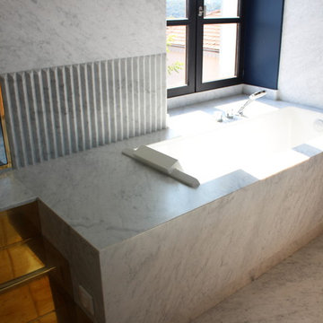 Salle de bain en marbre