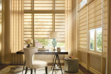 Home office - contemporary home office idea in Minneapolis