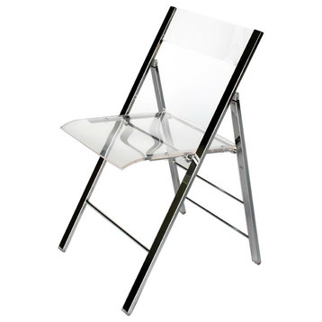 Acrylic Foldable Chair Clear