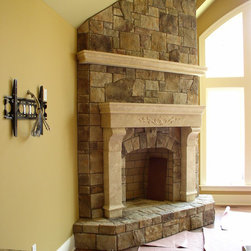 Finished Fireplaces - Fireplace Mantels