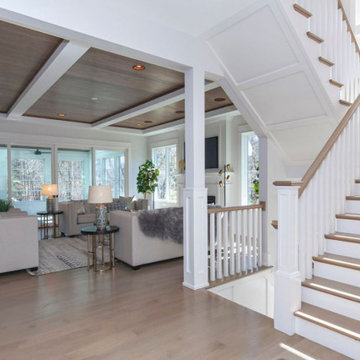Farmhouse Open Stair Layout