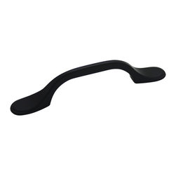 Cosmas - Cosmas 9533FB Flat Black Cabinet Pull - Cabinet And Drawer Handle Pulls