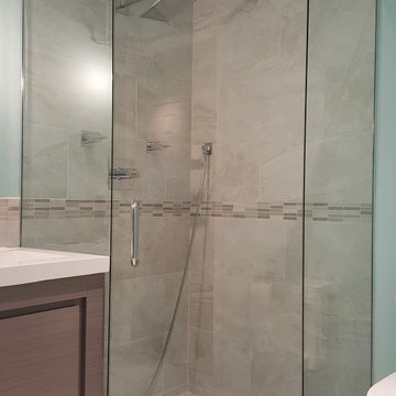 Neo Angle Shower Enclosure with Pivot Hinged Door