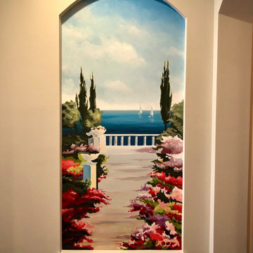Mediterranean and Greek Island Niche Wall Murals