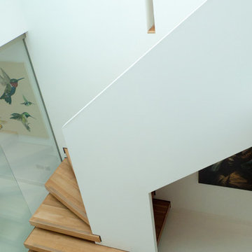 Contemporary Hallway & Landing