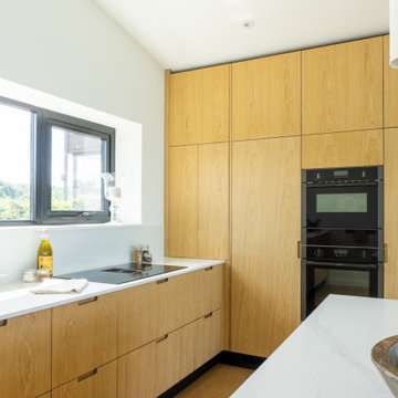 Japandi Style Oak Handmade Kitchen