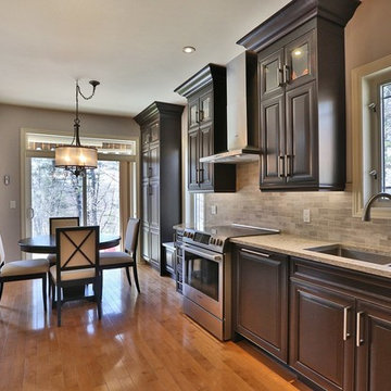 Modern Dark Cabinet Kitchen