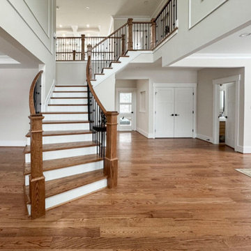 Project #117 | Custom Twist on a Classic L-Shaped Stair