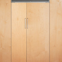 Viking 48" Built-in Side By Side Refrigerator Custom Panel | FDSB5482 - Refrigerators