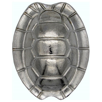 Turtle Shell Cabinet Knob, Nickel