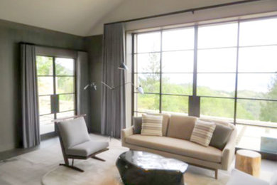 Example of a trendy living room design in San Francisco