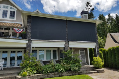 Inspiration for a timeless exterior home remodel in Seattle