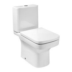 Inodoro Roca Dama compacto entrada Inferior salida dual con asiento - Toilets