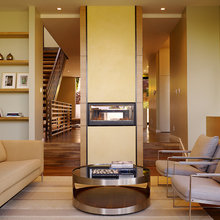 upstairs
